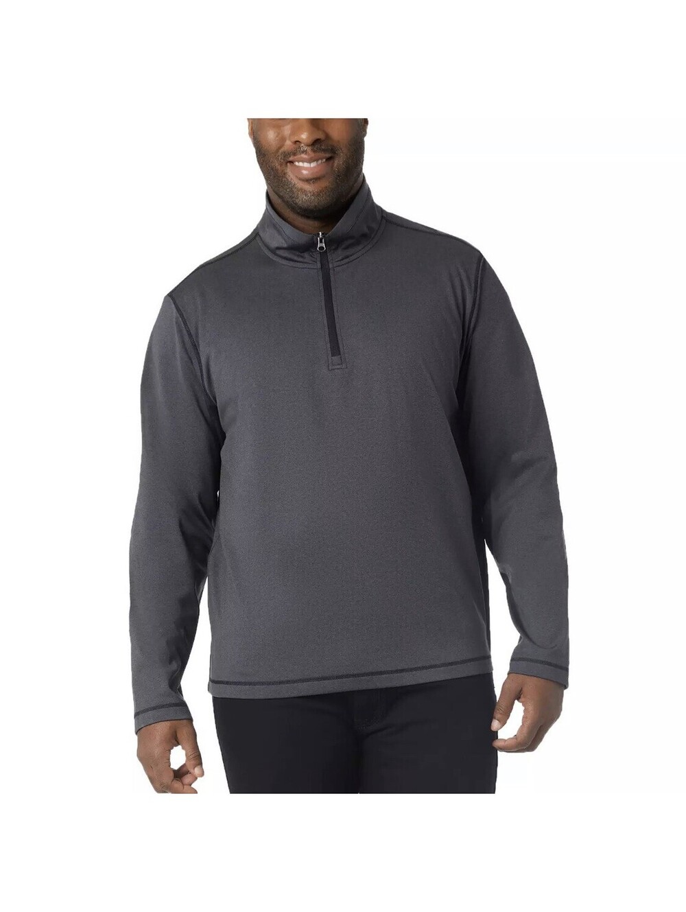 32 Degrees Men’s Heat Tech 1/4 Zip Gray Size XXL